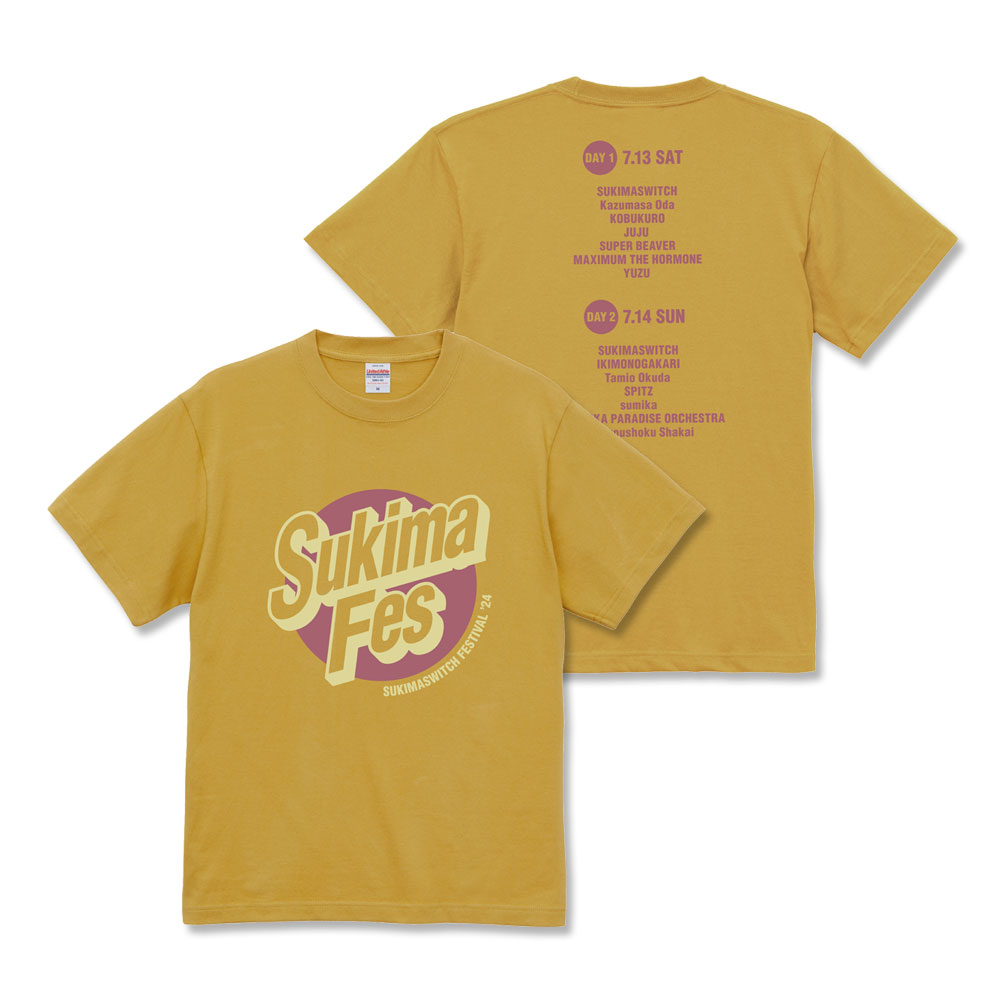 サークルロゴTシャツ / ヘイジーイエロー | スキマスイッチ | Augusta