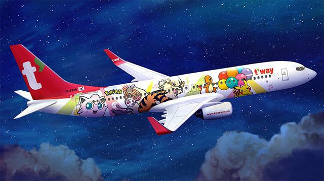 ピカチュウジェット、4社目はティーウェイ航空 韓国・台湾へ、日本計画なし