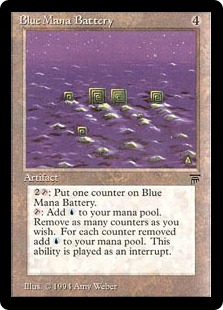 Blue Mana Battery - Legends | Bazaar of Magic