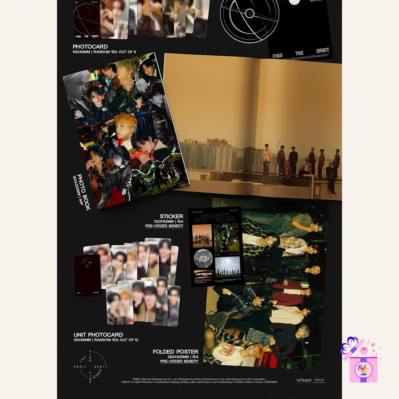 CRAVITY – Find the Orbit (1st Single Album) [Photobook ver.] – Bak