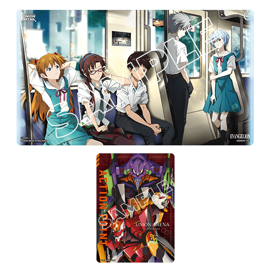 Playmat & Action Point Cards Set Evangelion: New Theatrical