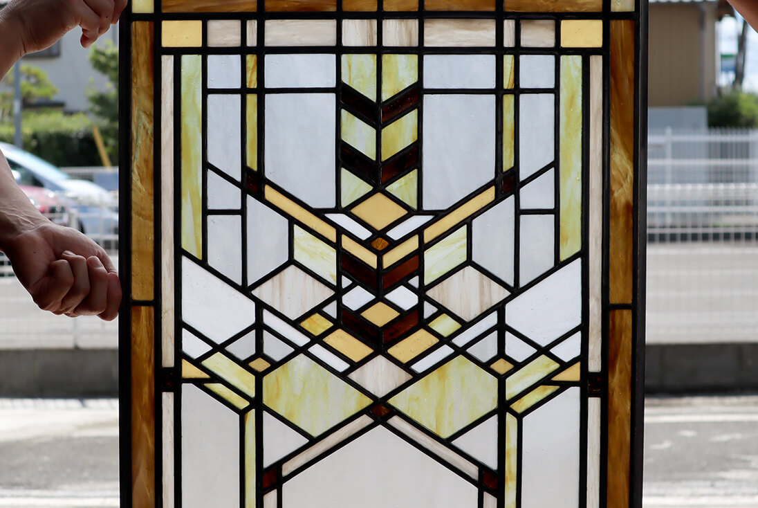 ライトスタイル(フランク・ロイド・ライト)-014 | ステンドグラスバロック