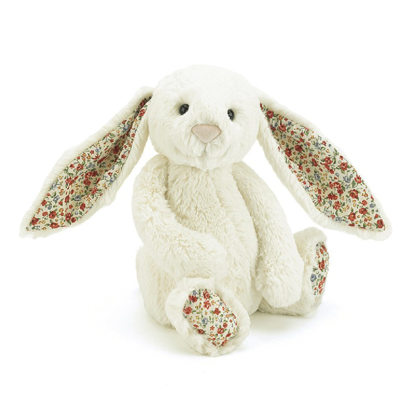 Jellycat ジェリーキャット】ブロッサム クリームバニー M おむつ