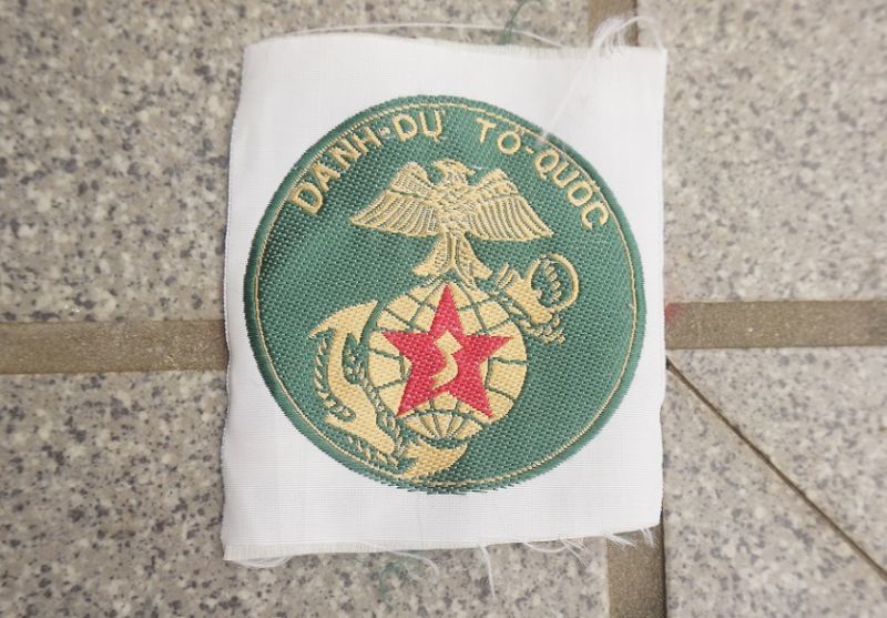 南ベトナム軍 海軍海兵隊 部隊章BEVO織パッチタイプ レプリカ新品