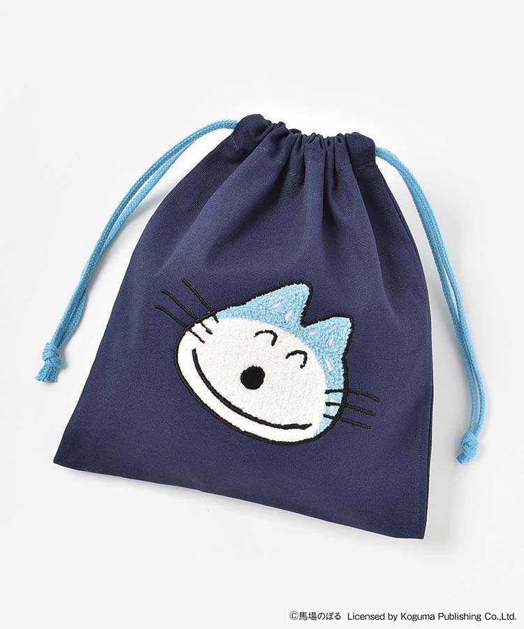 11ぴきのねこサガラ刺繍巾着 11ぴきのねこ ねこ 猫 ネコ cat