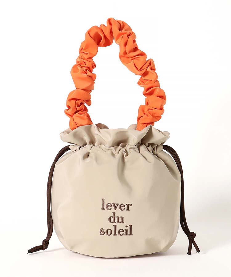 フリルハンドル巾着ミニトート バッグ BAG トートバッグ トート