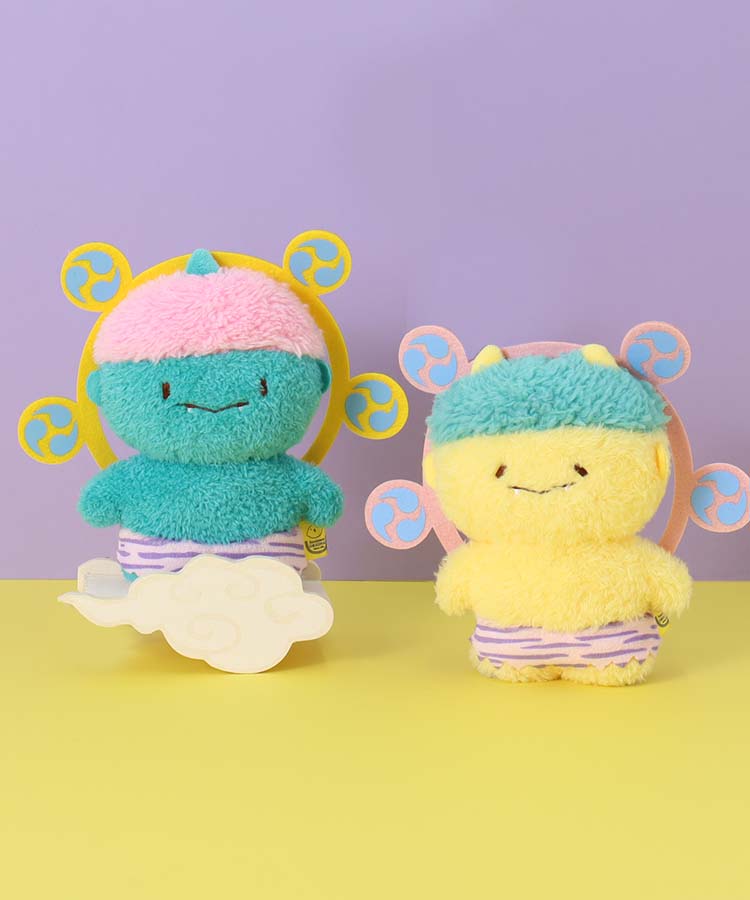 ふわふわたっとんぬいぐるみSかみなり | Bleu Bleuet（ブルーブルーエ