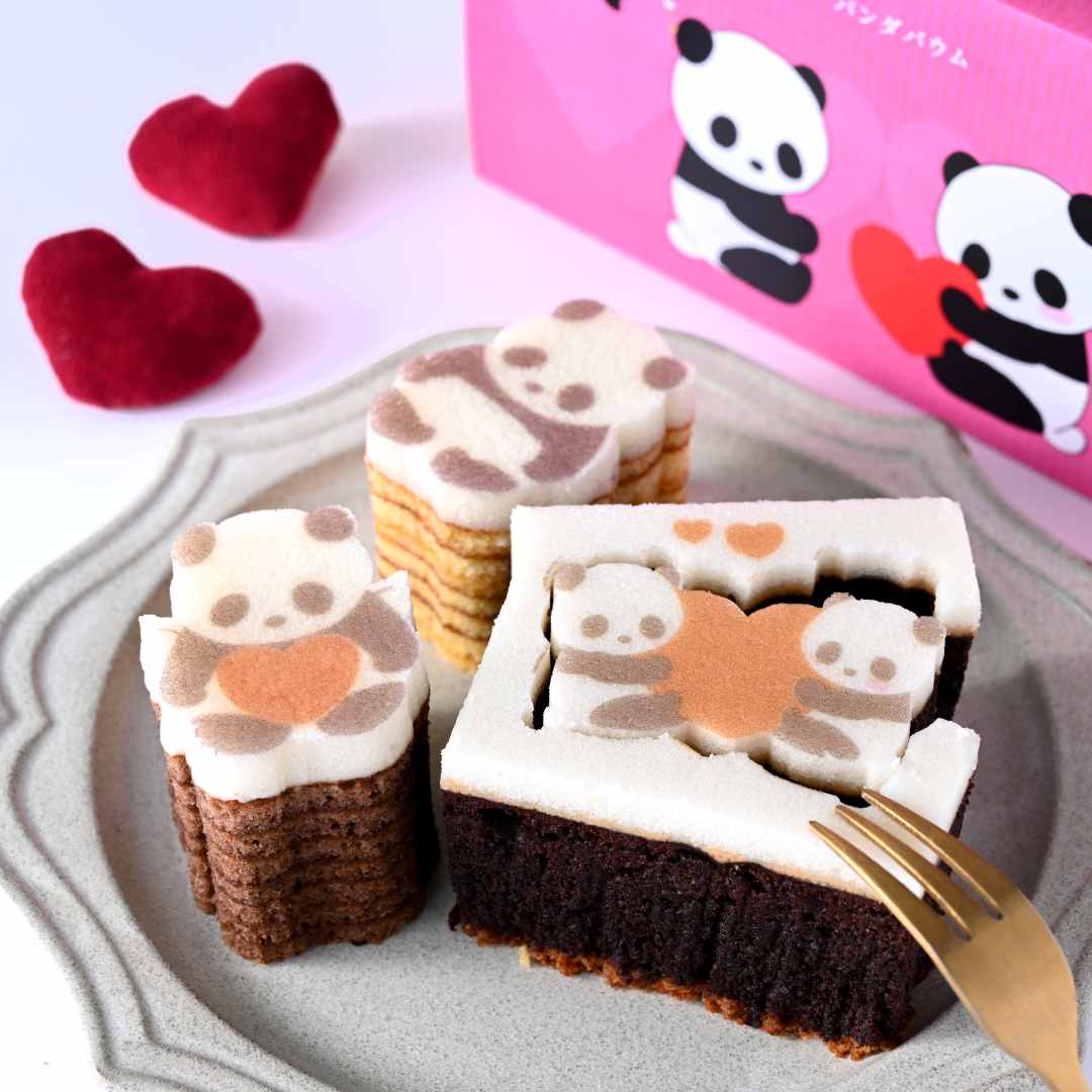 ○バレンタインパンダ3個セット｜【公式】ぶどうの森総合オンライン
