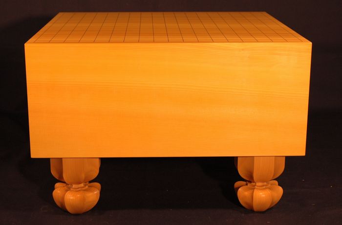 宮崎県産本榧 天柾 六寸三分碁盤