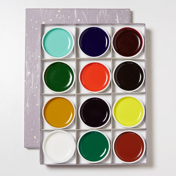 鉄鉢 特製 12色セット – 京都の老舗／日本画用絵具・胡粉ネイル 上羽絵