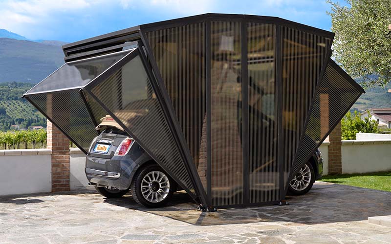 GazeBox - イタリア製のおしゃれでクールなガレージ/カーポート 日本総