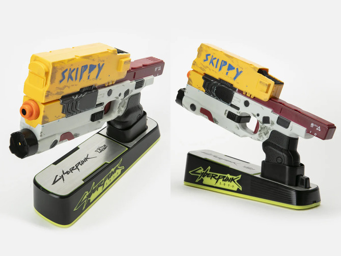 サイバーパンク2077』おしゃべり銃「スキッピー」の限定版レプリカが