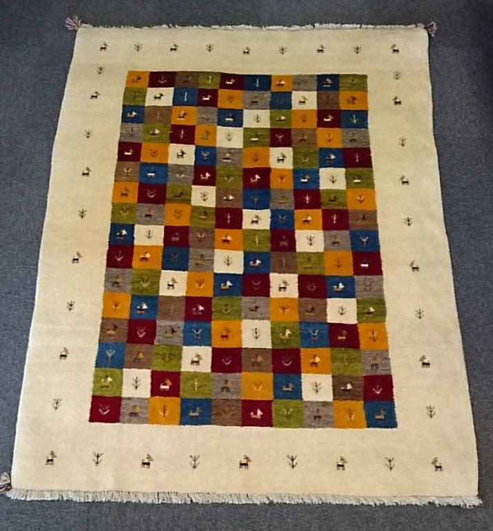 GA8044 ギャベ 手織り ペルシャ絨毯 162×210 | じゅうたん売場