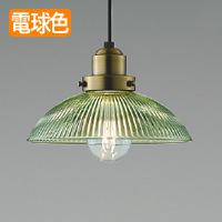 ペンダントライト リブ入り 透明ガラス | 40W・引掛シーリング式｜照明