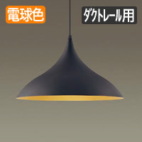 黒鉄色アルミセード ペンダントライト 100W形・ダクトレール専用｜照明