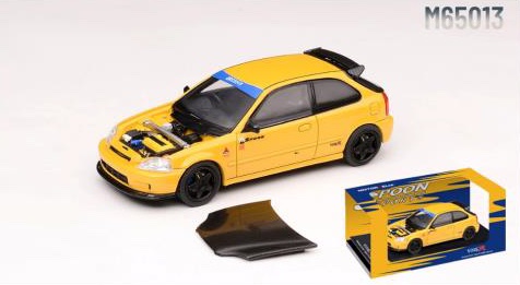 1/64 ホンダ シビック Type R (EK9) Spoon サンライトイエロー