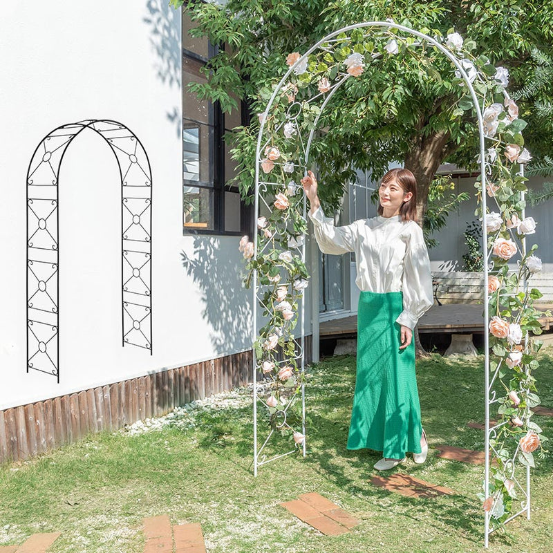 ローズアーチ エクステリア 門 おしゃれ ぼん家具 GAR000048 ｜ 【公式