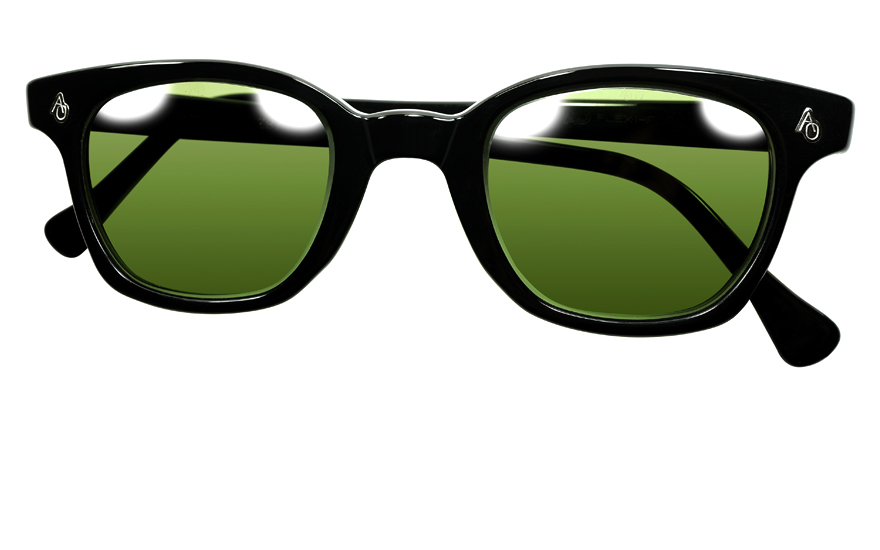 GIG LAMPS 1960s AMERICAN OPTICAL AO RIVET WELLINGTON BLACK SADDLE