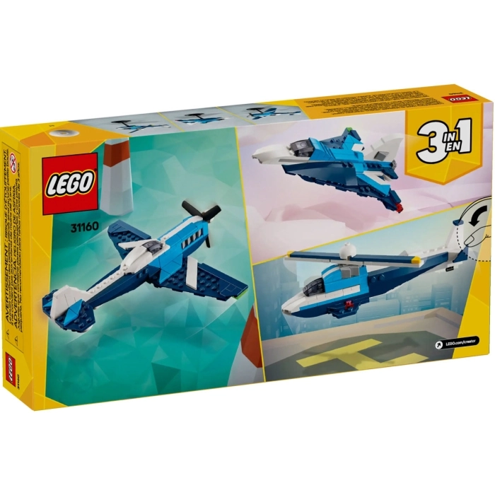 LEGO 31160 - Velivolo: Aereo Da Competizione - Dadi e Mattoncini