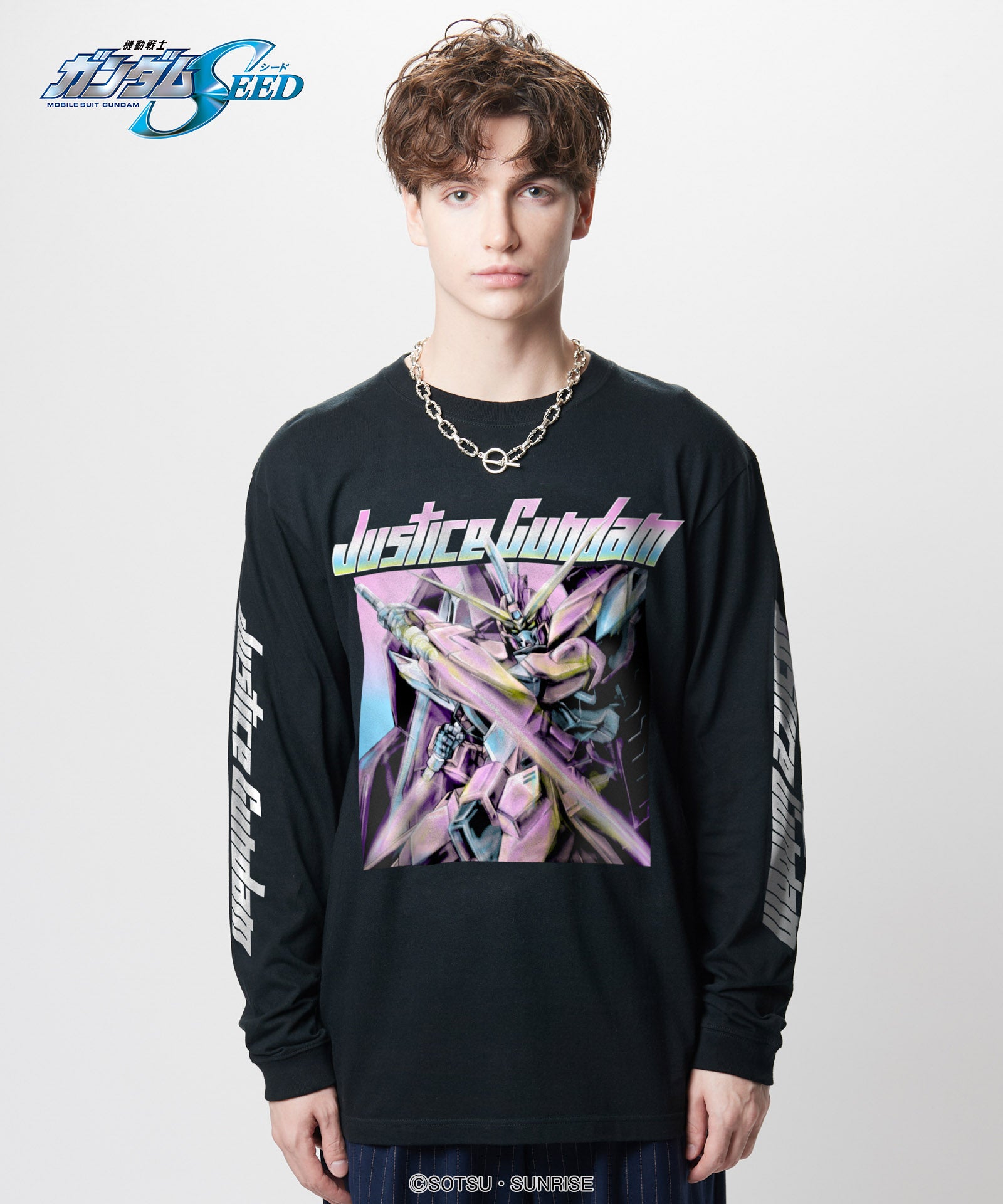 GB0125/GS05 : Justice Gundam Long Sleeves T-Shirt / ジャスティス