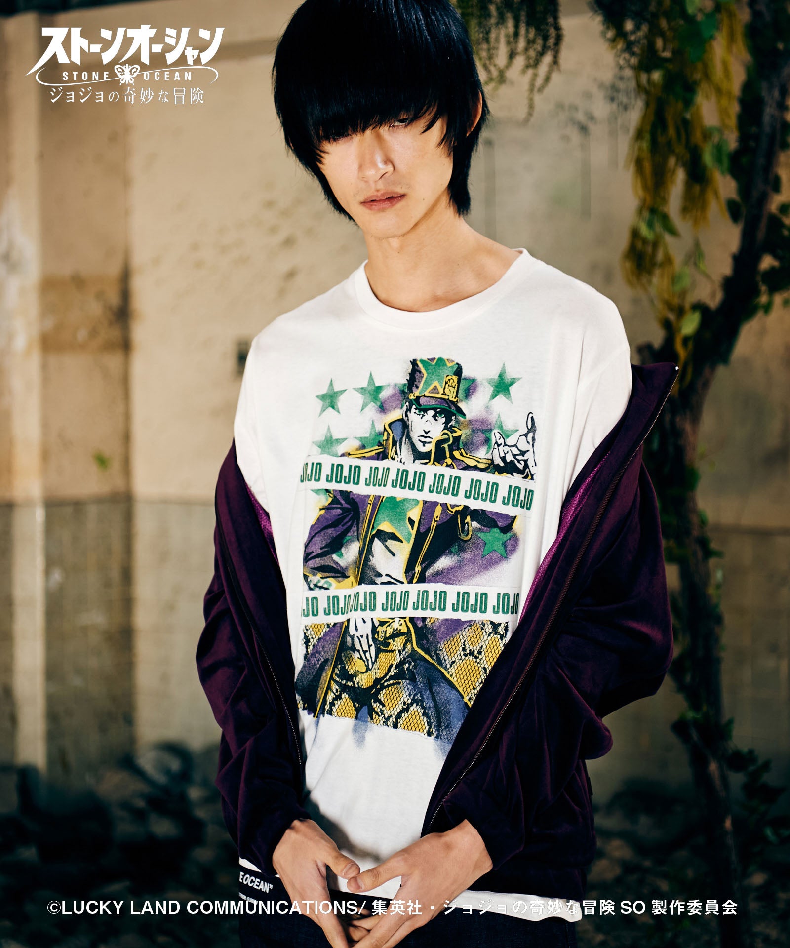 GB0122/JJ03 : Jotaro T (Stone Ocean Ver.) / 承太郎Tシャツ ストーン