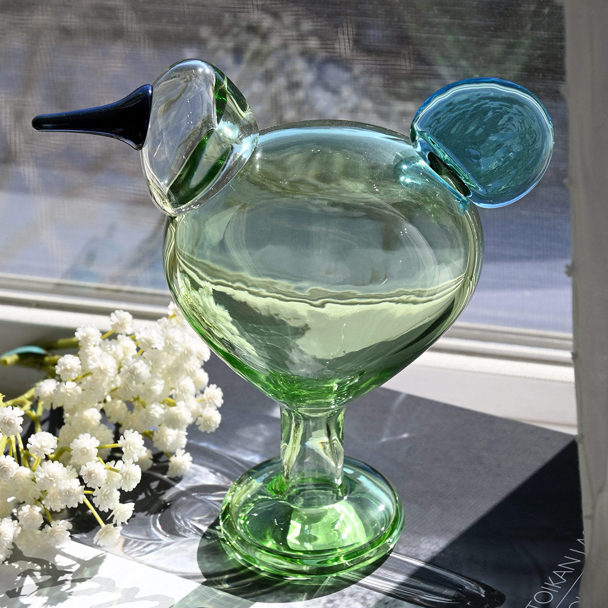 iittala Toikka Apple Green / Blue Sulo – GlassBirds.com