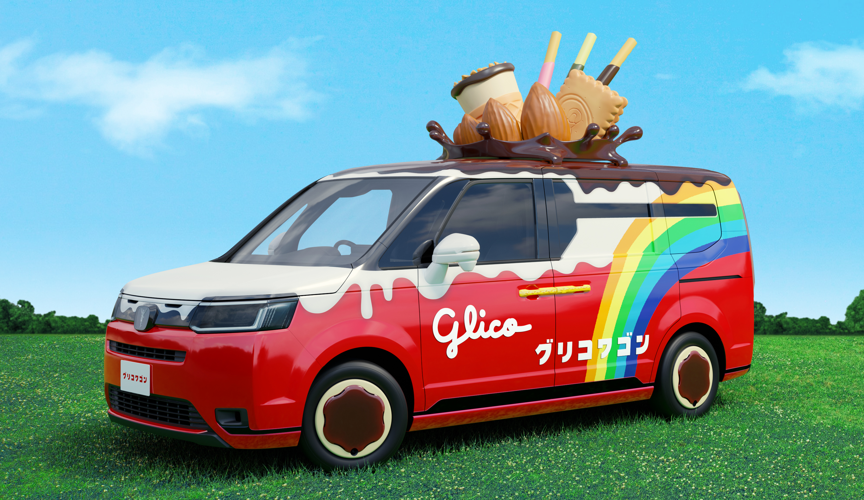 2代目「グリコワゴン」始動 ～「江崎グリコ」×「Honda」×「SIVAX