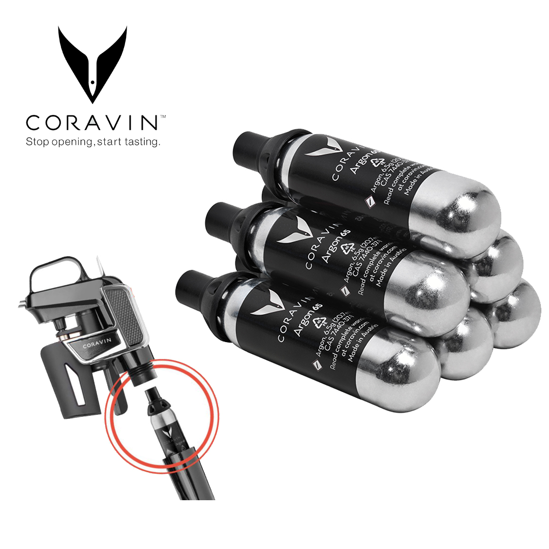 コラヴァン アルゴンガスカプセル6本入 (CRV4118016)/CORAVIN 抜栓せず