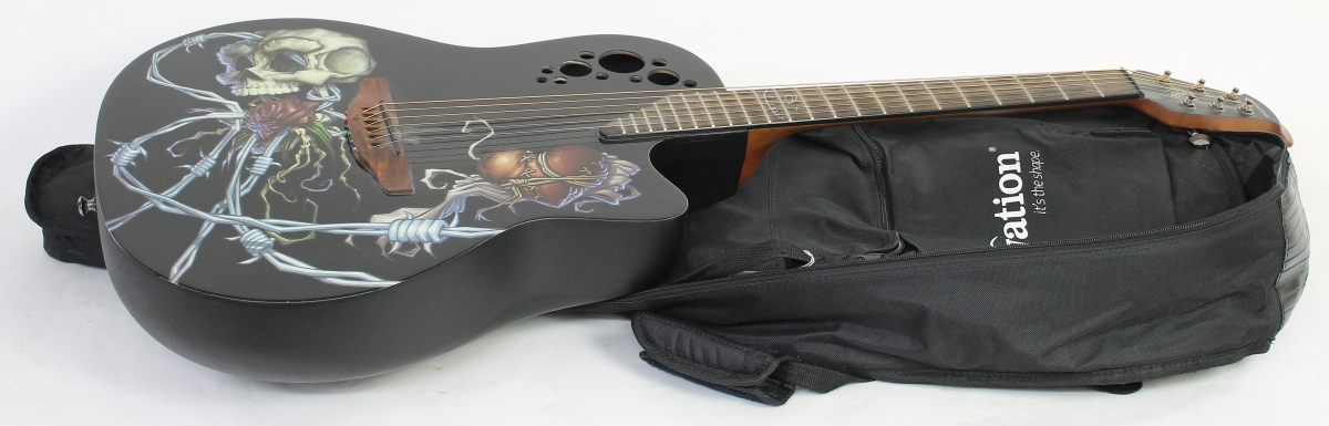 Ovation DJ Ashba Demented Collection DJA34 electro-acoustic guitar