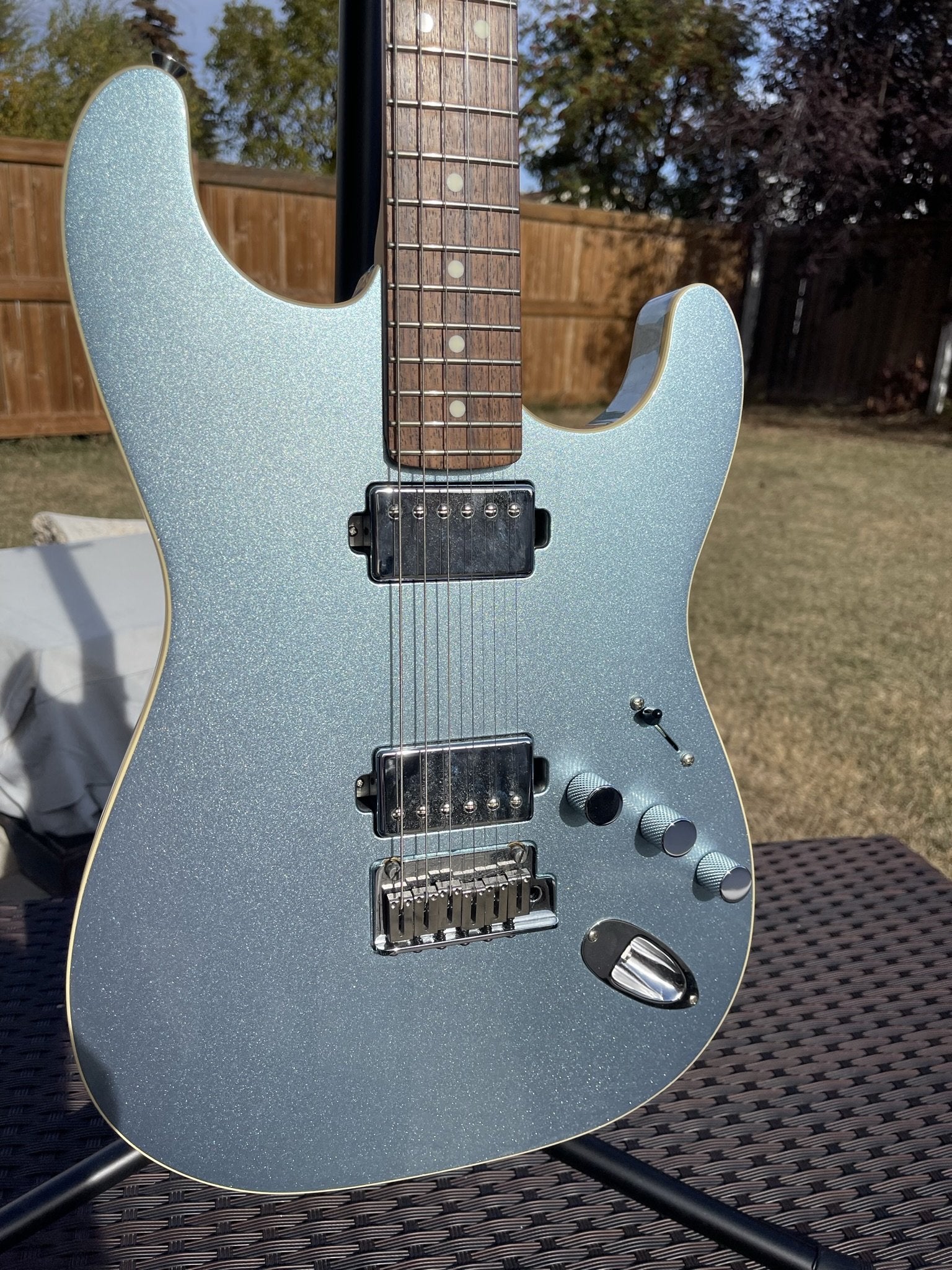 2019 Fender Made in Japan Modern HH Stratocaster in Mystic Ice
