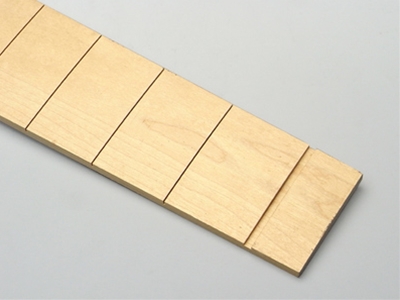 ミゾ切り済指板 648mm 400R 22F メイプル通販｜ギターワークス