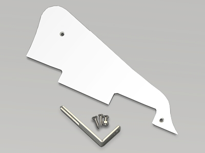 左用レスポールタイプ ピックガード シルバーミラー通販｜ギターワークス