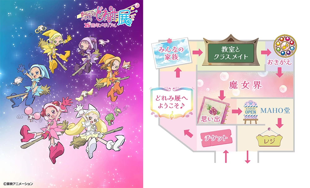 どれみ展の展示マップが解禁！4年間の思い出がつまった見どころをご