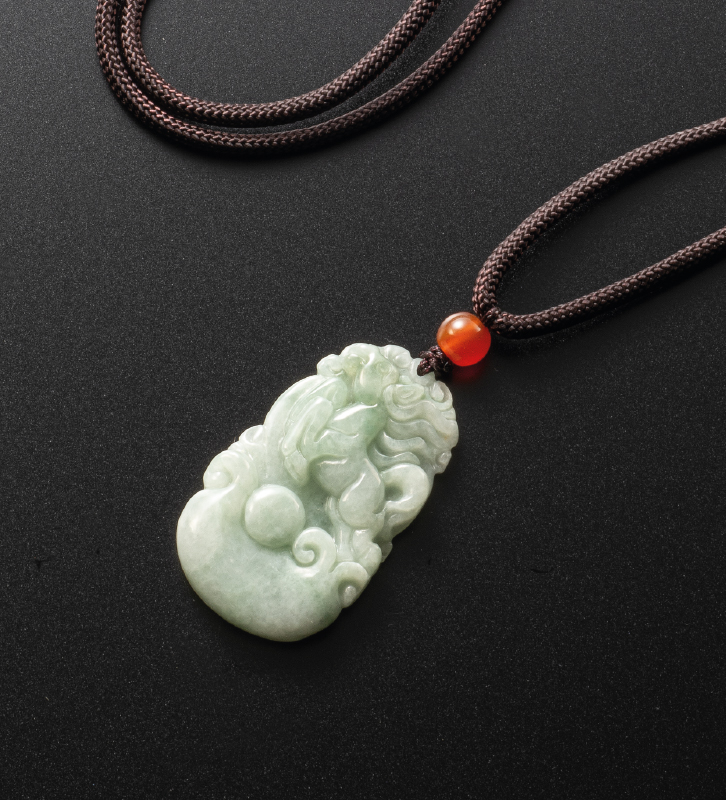 翡翠飛躍馬ペンダント ー 三宝堂オンラインショップ