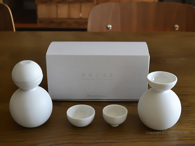酒器だるま ビスク Ceramic japan / セラミックジャパン 徳利＆猪口