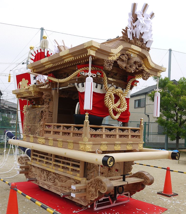福上地車お披露目曳行