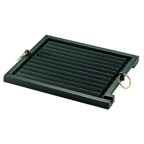 鉄鋳物 角グリルパン 小 TKG 直火フライパン 間口300×奥行260×高さ20