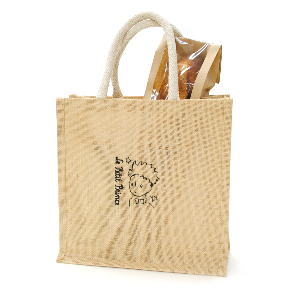 ディアカーズ刺繍ジュートバッグ（M）-星の王子さま｜ディアカーズ