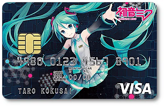 初音ミク』デザインのクレジットカード | 初音ミク エムアイカード