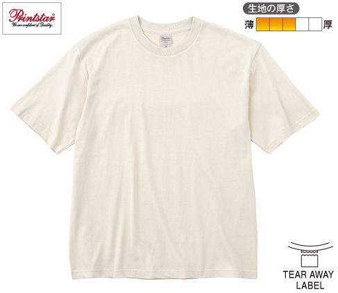 Printstar 00113-BCV 5.6オンス ヘビーウェイトビッグTシャツ