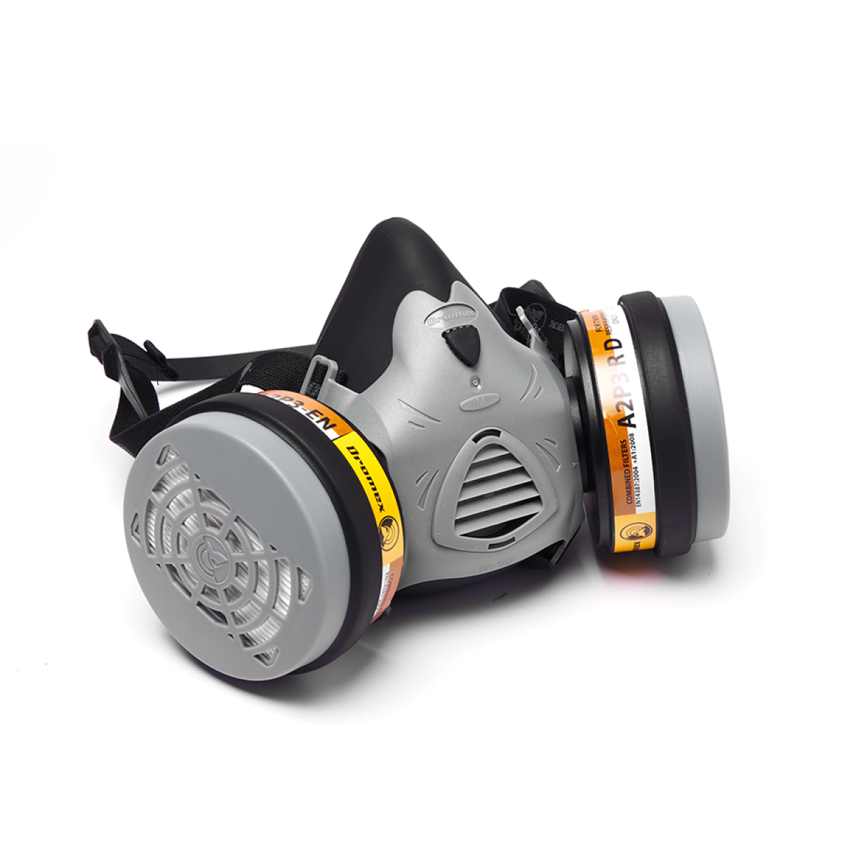 Black DH-302 Reusable Half Mask | Respiratory, Reusable Masks, New