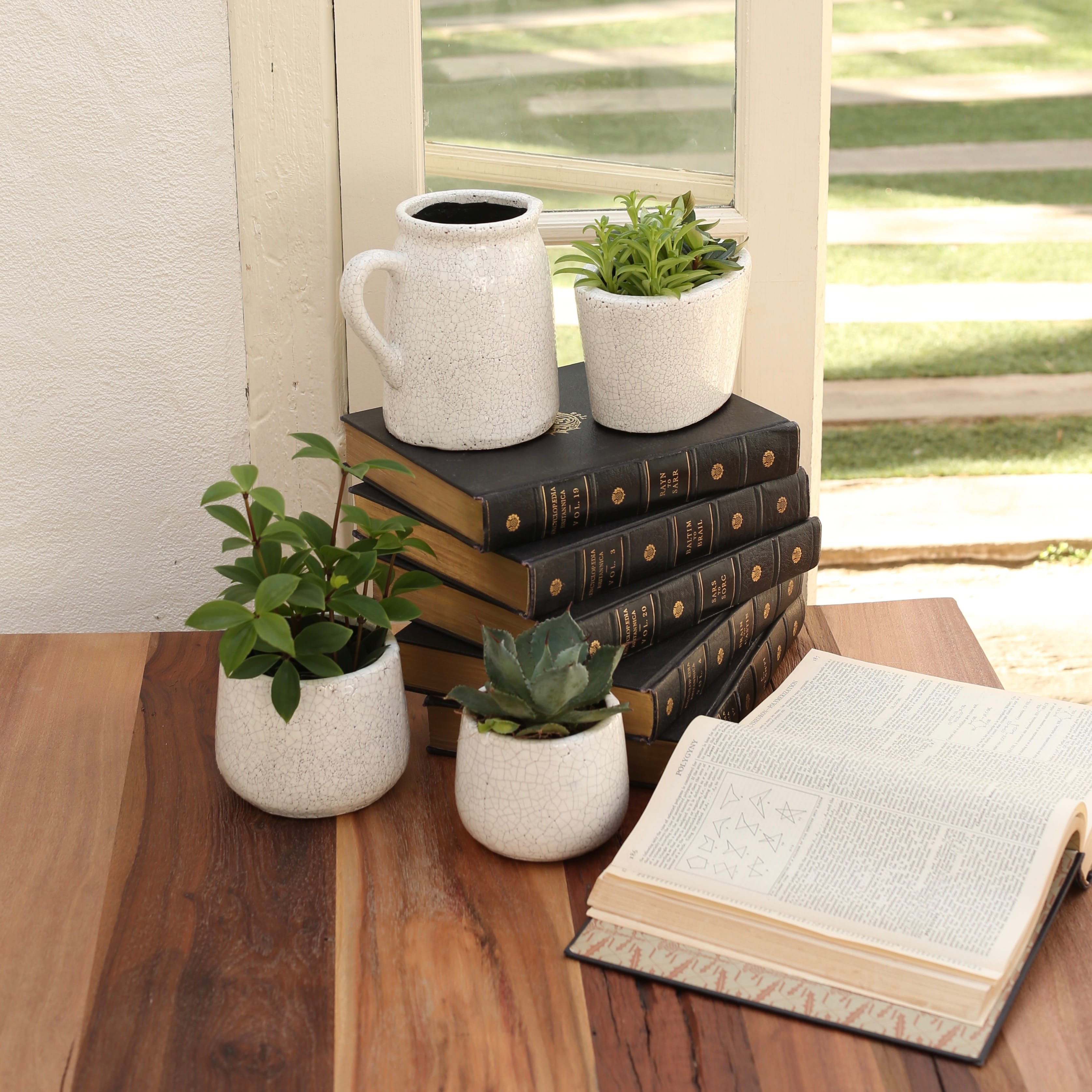 DULTON ONLINE SHOP | GLAZED POT ROUND WHITE S(4.5号 WHITE