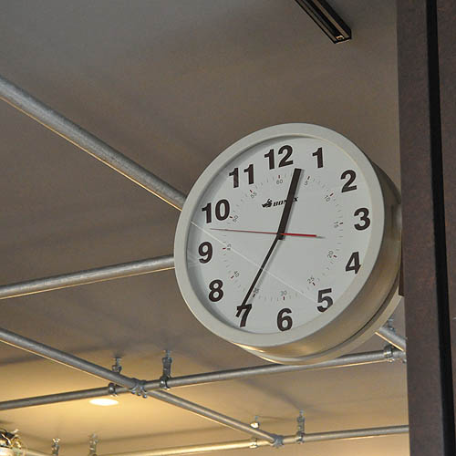 DULTON ONLINE SHOP | DOUBLE FACE WALL CLOCK IVORY(IVORY