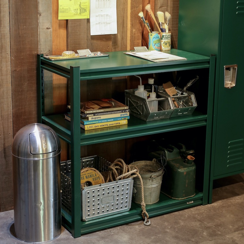 DULTON ONLINE SHOP | STEEL SHELF 3 LAYER DARK GREEN(3 LAYER DARK