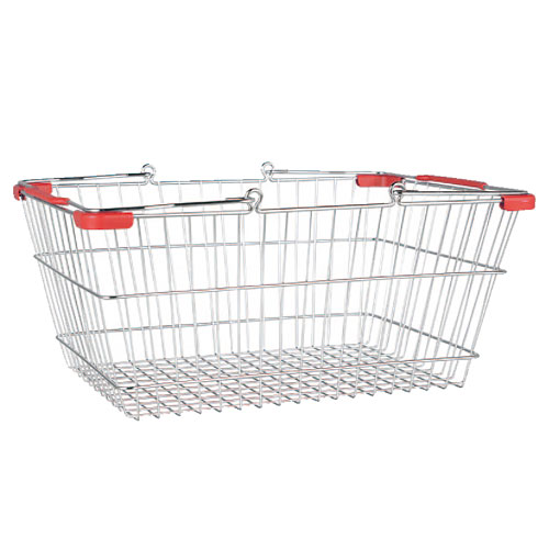 DULTON ONLINE SHOP | MARKET BASKET L CHROME/RED(L CHROME-RED