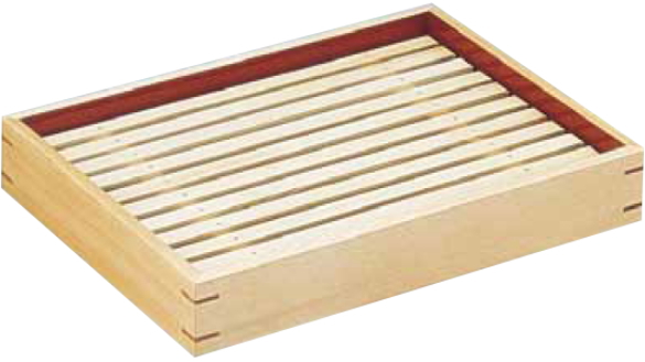 白木デリカバット【目皿付き】｜寸胴鍋などキッチン用品の通販サイト