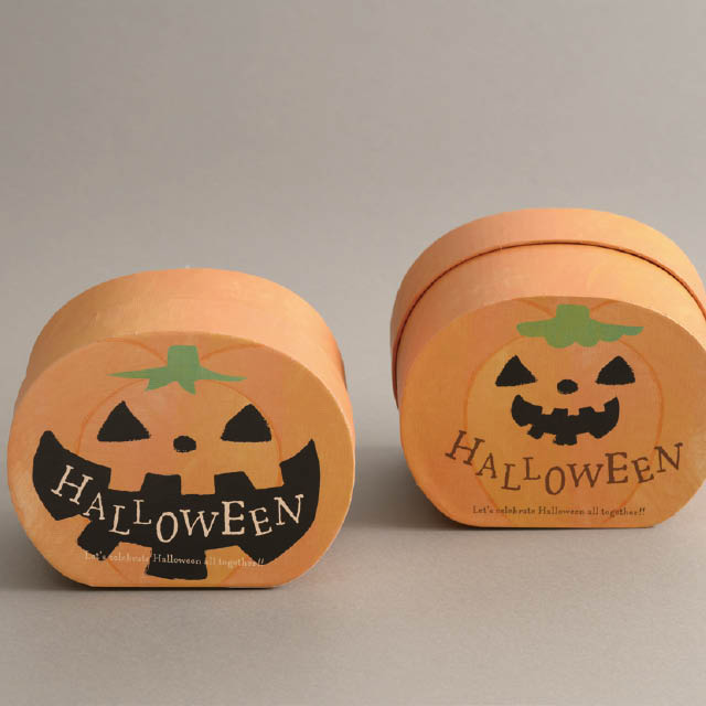 パンプキンハロウィン貼箱-M(W160×D130×H87): ギフトボックス・化粧箱