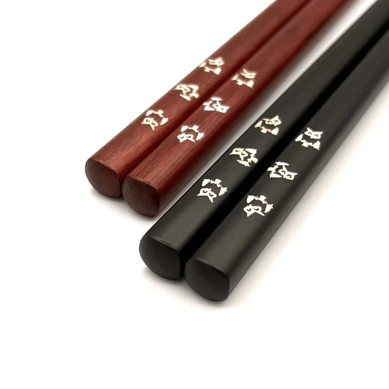 送料無料】貝象嵌箸 ふくろう 夫婦箸セット【桐箱入】 - お買い物