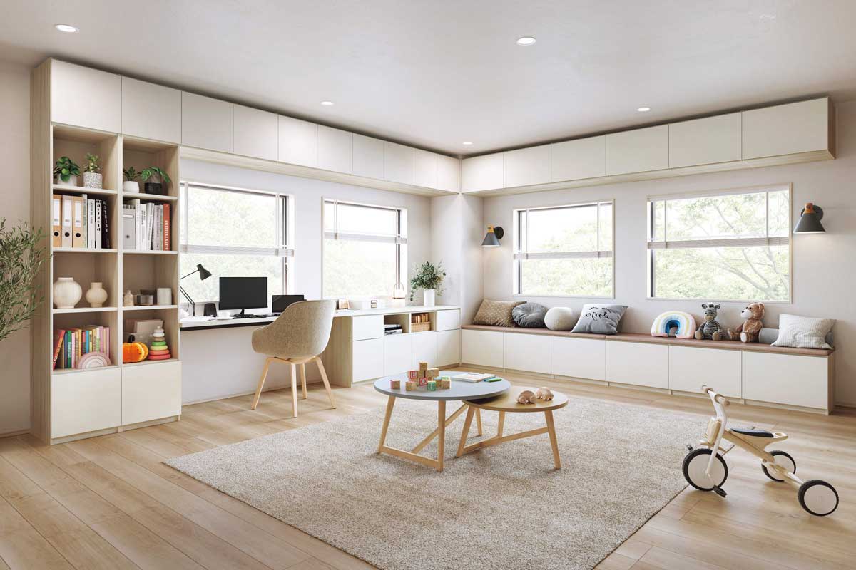 システム収納「リビングステージ」を全面的にリニューアル｜ニュース