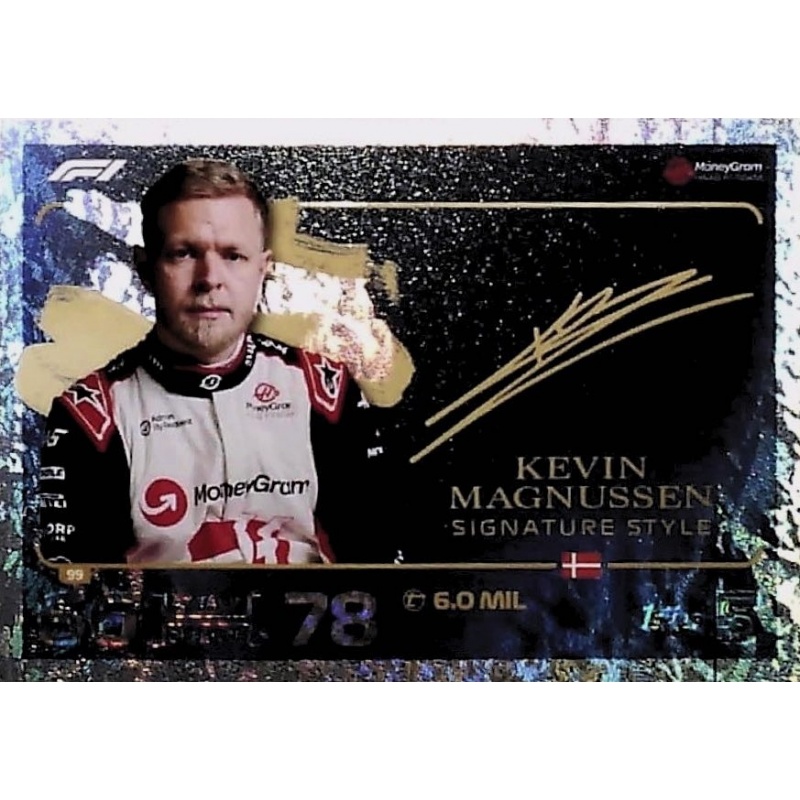 Sale Cards Kevin Magnussen Signature Style F1 Team Haas Topps